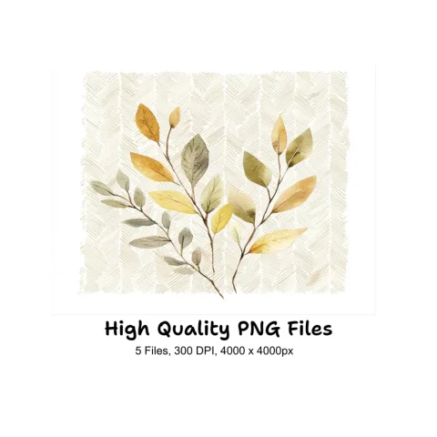 Autumn Leaves Clipart Bundle