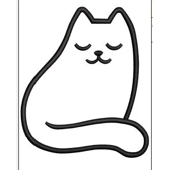 Cat Embroidery Design