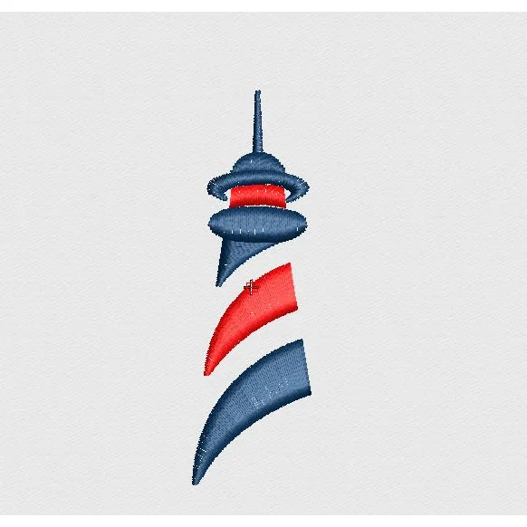 Tower Embroidery Design