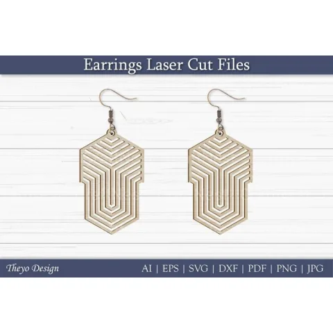 Laser Cut Earrings SVG Bundle