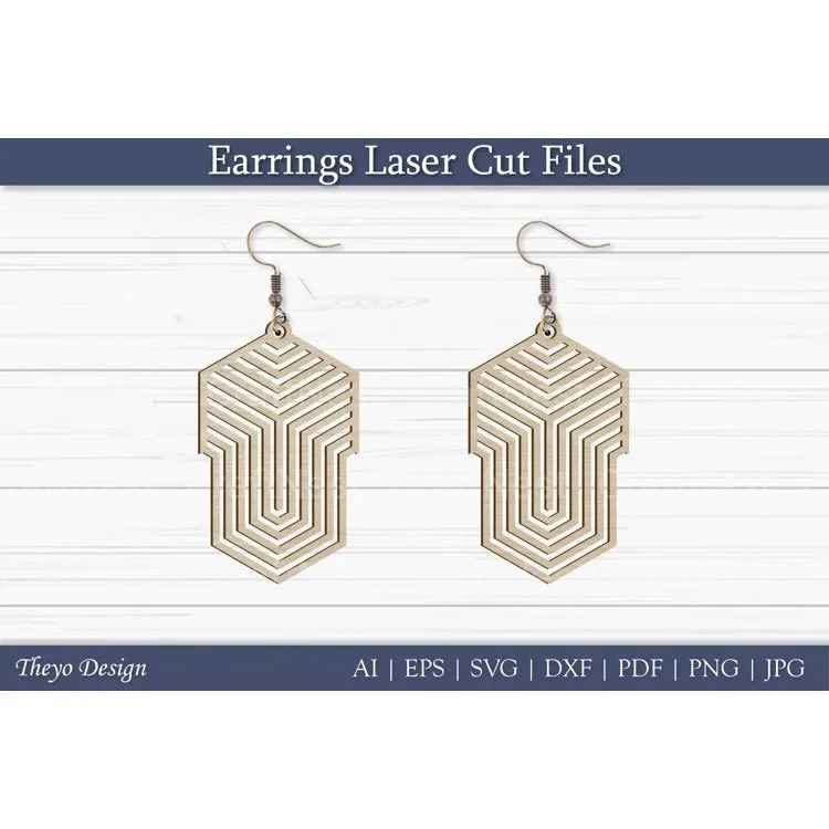 Laser Cut Earrings SVG Bundle