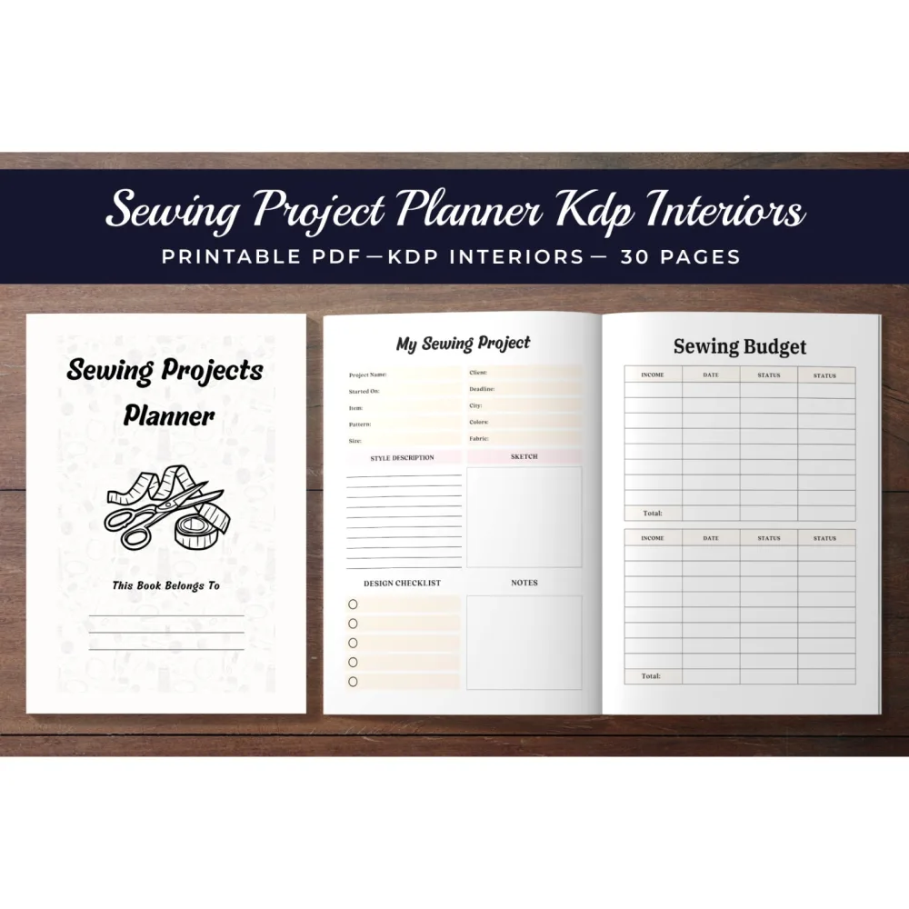 Sewing Projects Planner