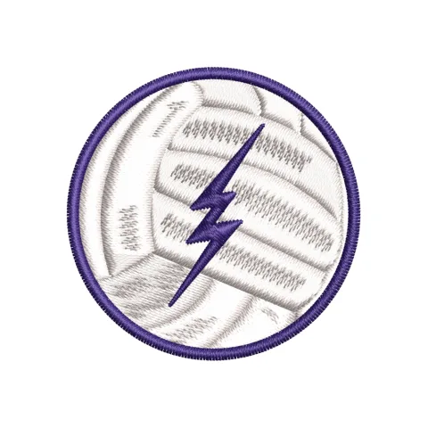 Electric Ball Embroidery Design