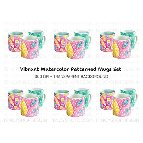 Abstract Pattern Clipart Bundle