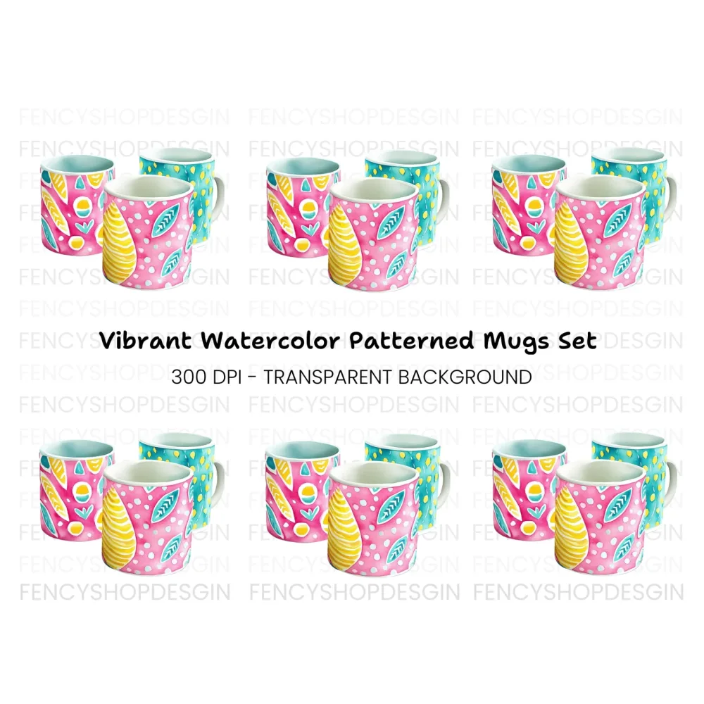 Abstract Pattern Clipart Bundle