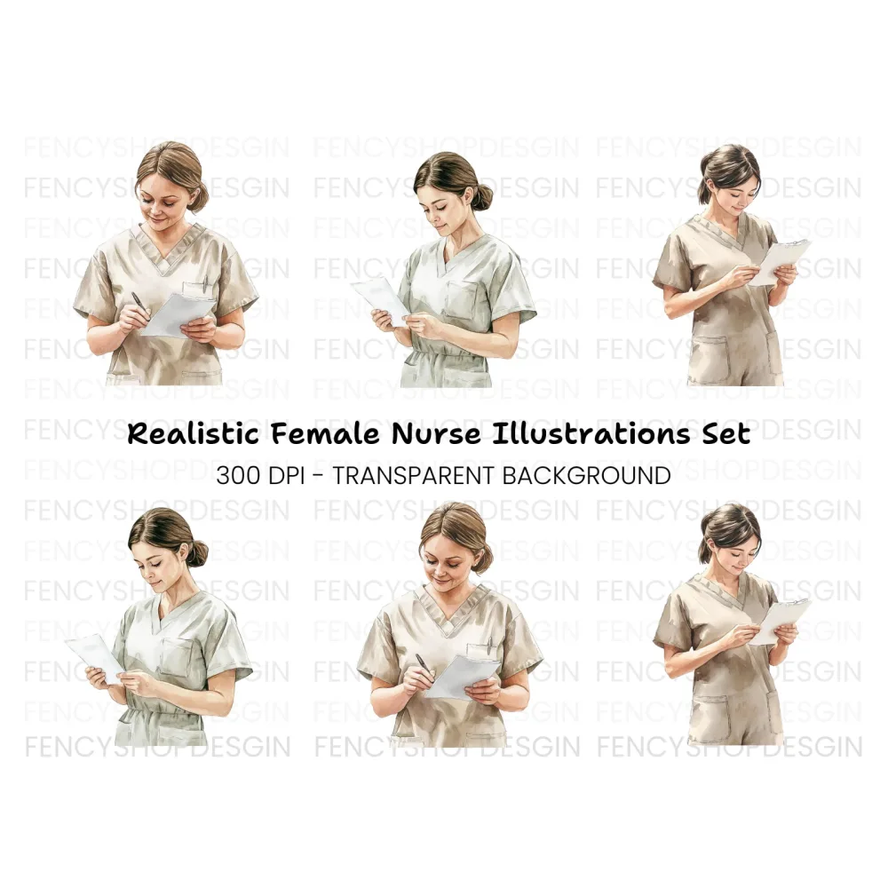 Nurses Clipart Bundle