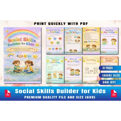 Social Skills Builder for Kids Planner
