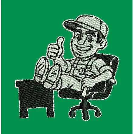 Man Design Embroidery Design