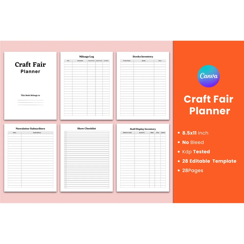 Craft Fair Planner