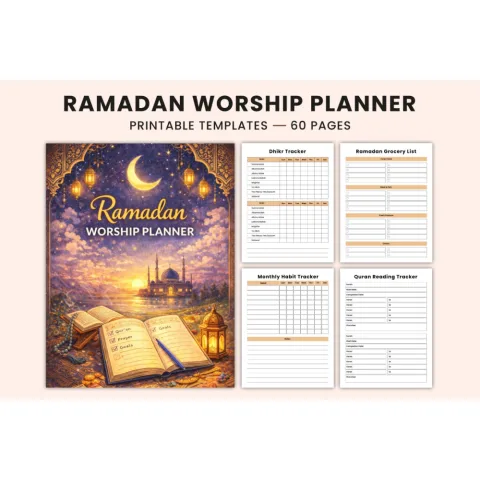 Ramadan Worship Planner Guide