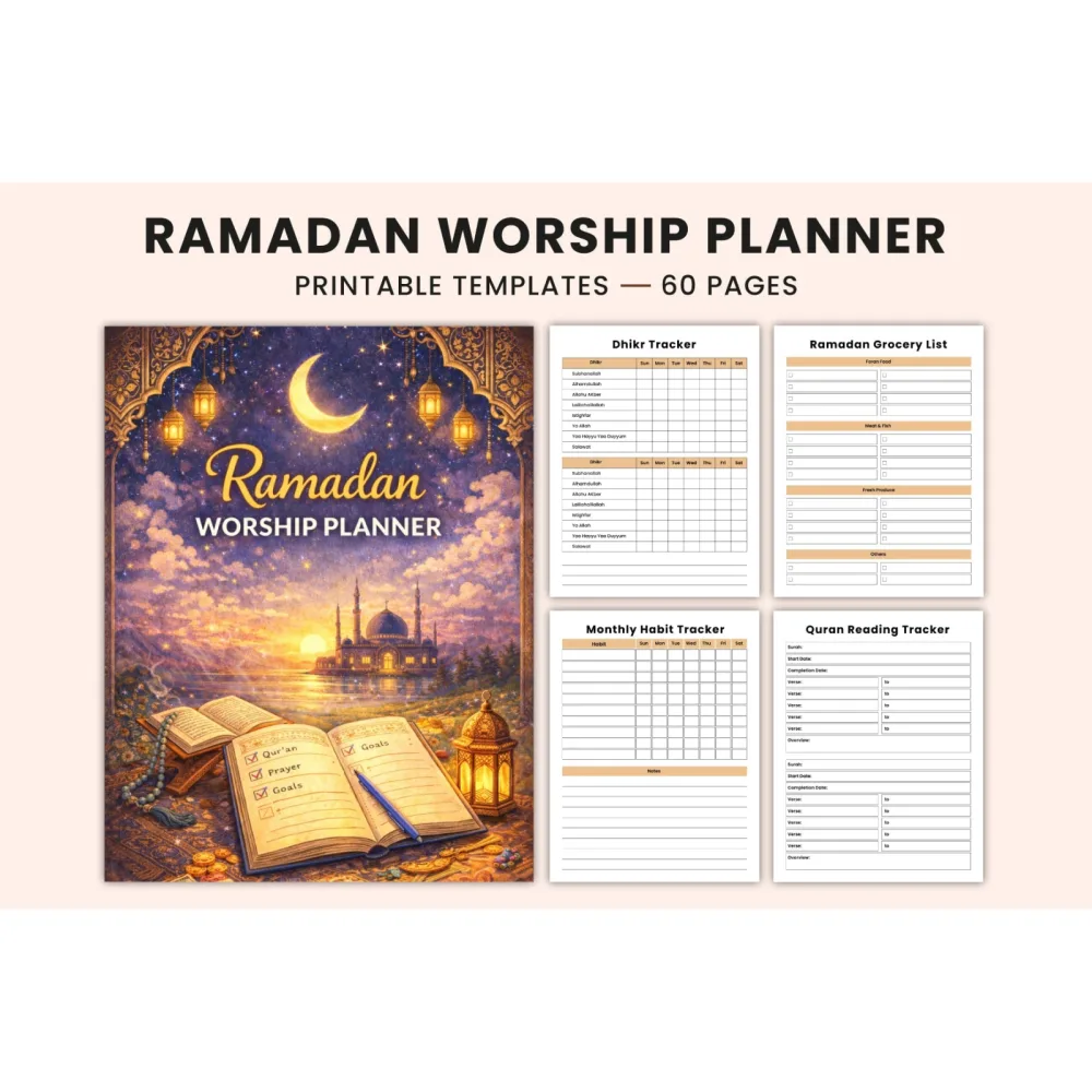 Ramadan Worship Planner Guide