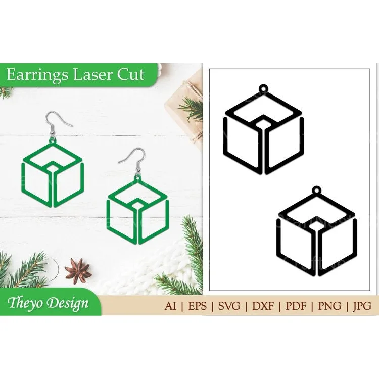 Laser Cut Earrings SVG Bundle