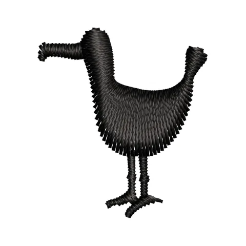 Duck Bird Embroidery Design