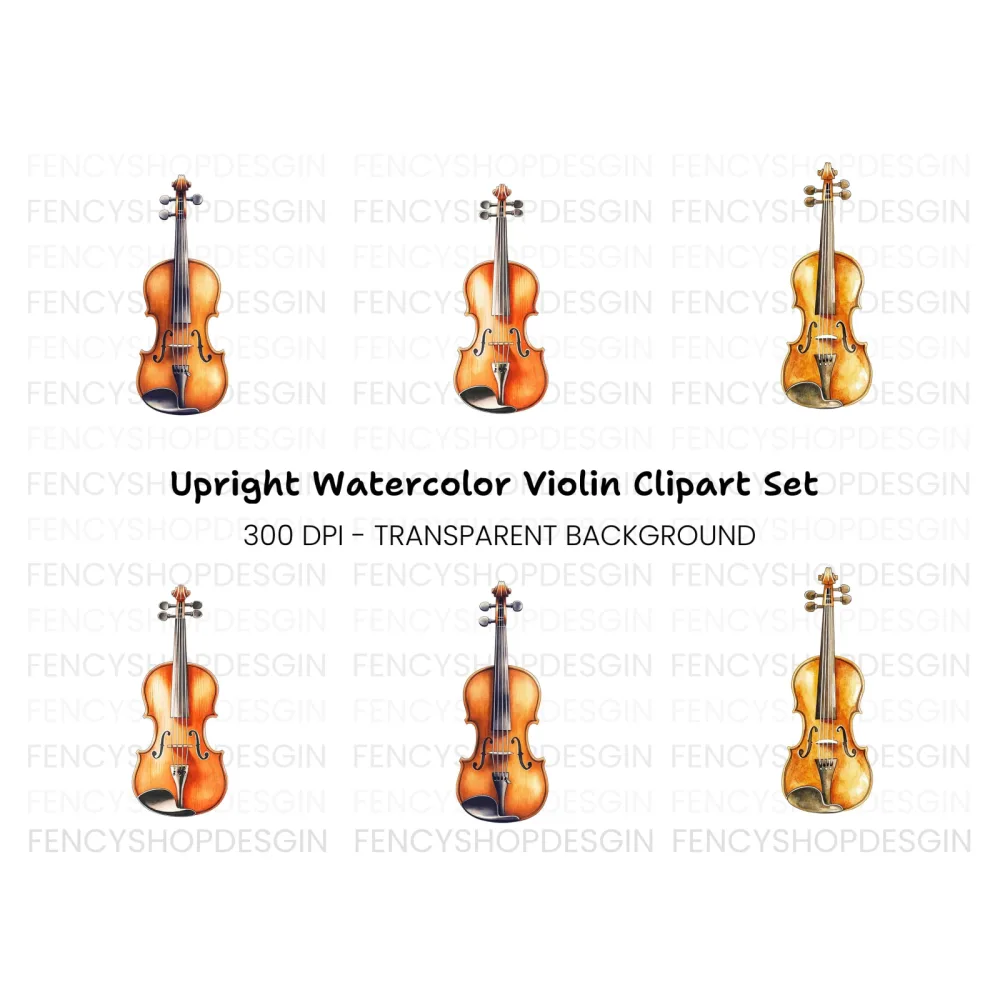 Violin Clipart Bundle