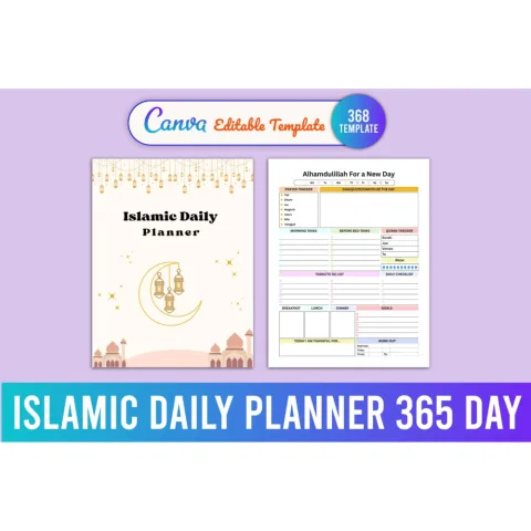 Islamic Daily 365-Day Planner