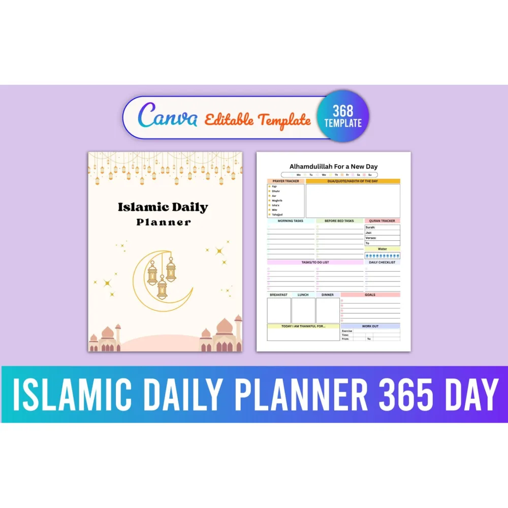 Islamic Daily 365-Day Planner