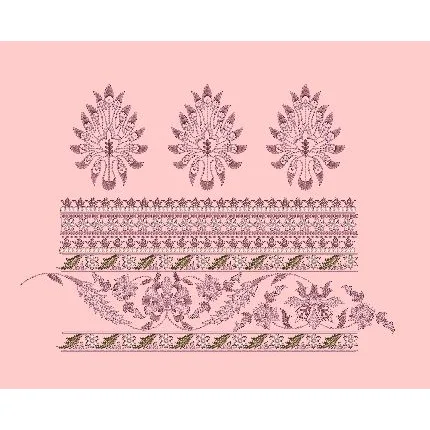 Blush Rose Embroidery Design