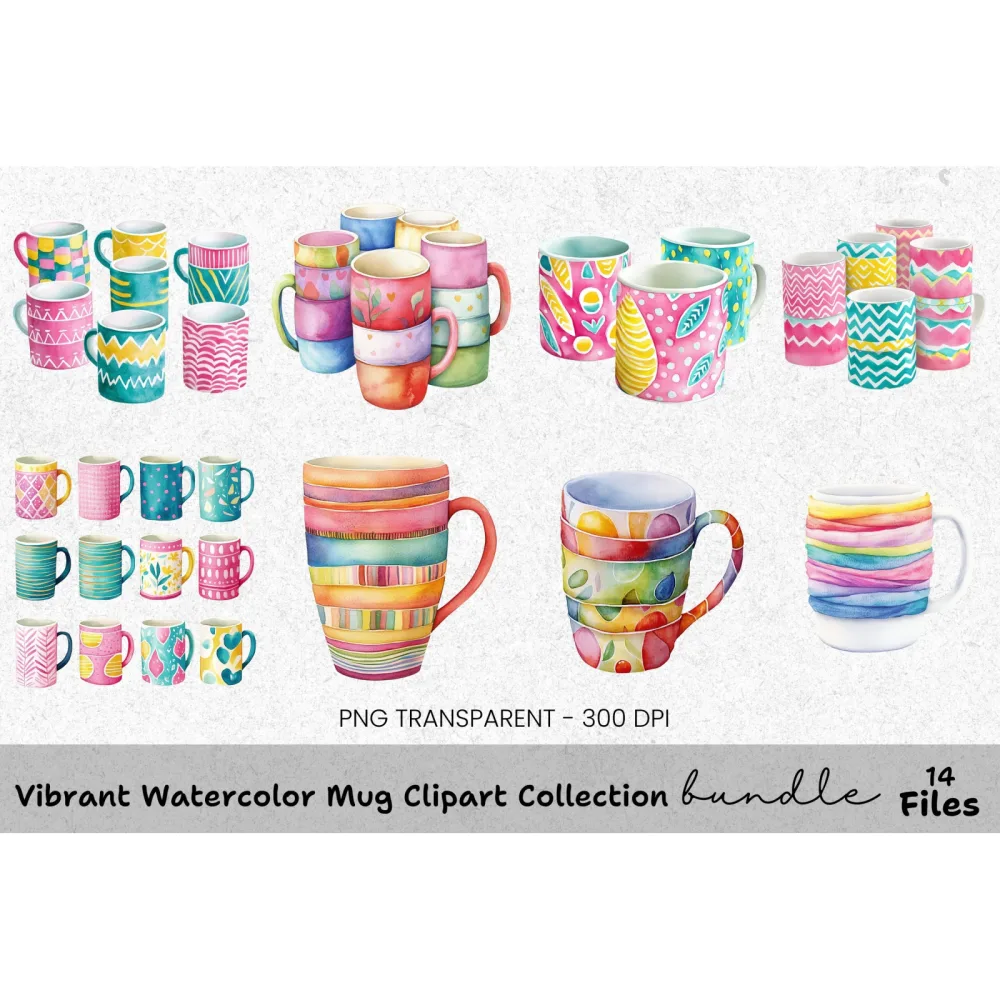 Vibrant Clipart Bundle