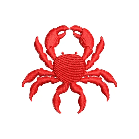Crab Embroidery Design