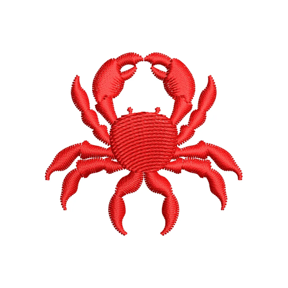 Crab Embroidery Design