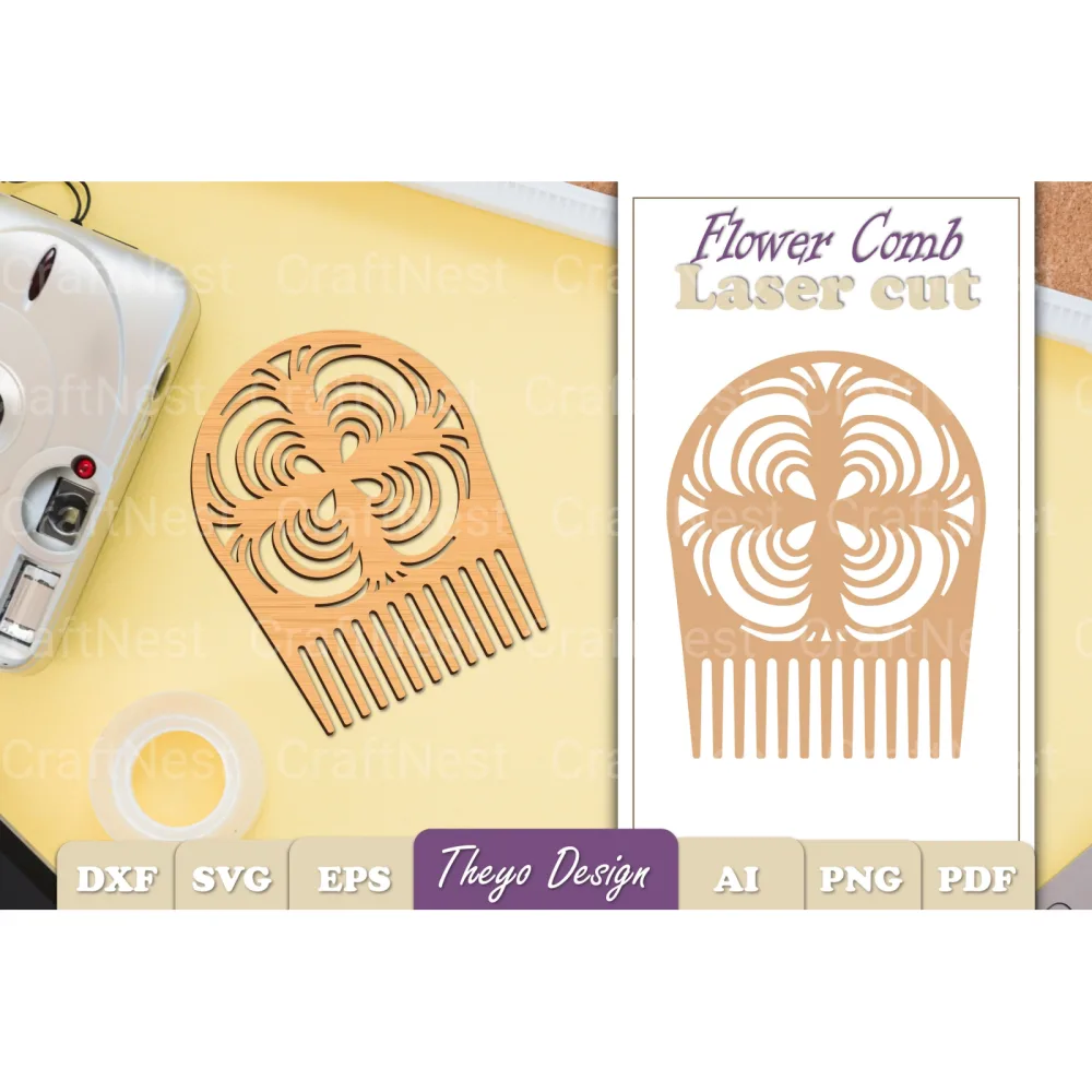 Comb Flower SVG Bundle