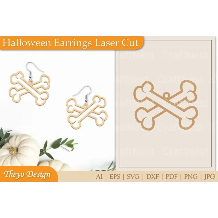 Halloween Earrings SVG Bundle