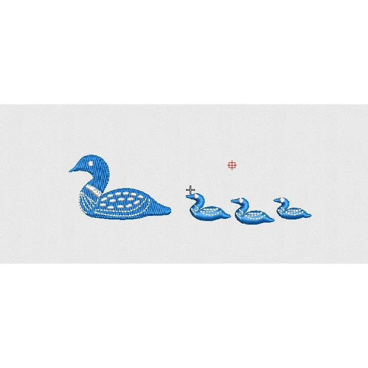 Duck Embroidery Design