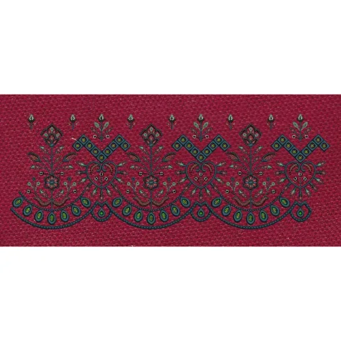 Arch Border Navy Embroidery Design