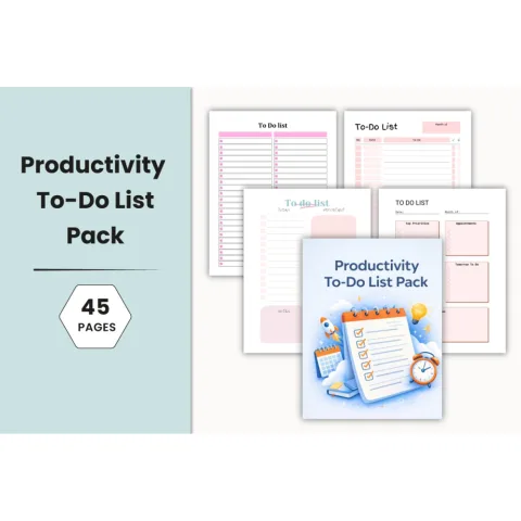 Productivity To-Do List Planner