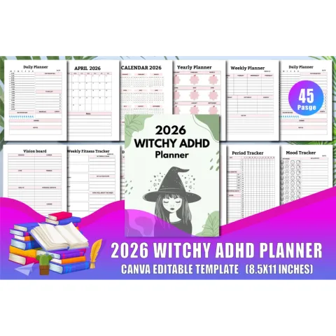 Witchy ADHD Planner