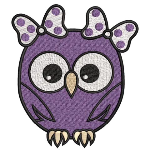 Owl Embroidery Design
