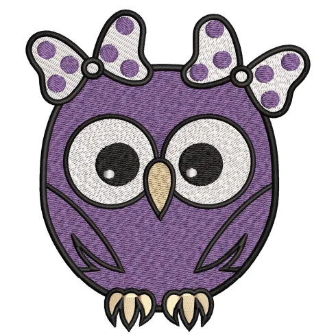 Owl Embroidery Design