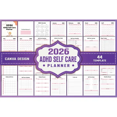 ADHD Self-Care Planner