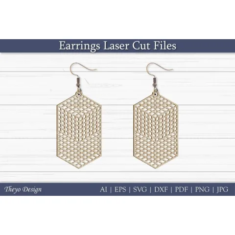 Laser Cut Earrings SVG Bundle