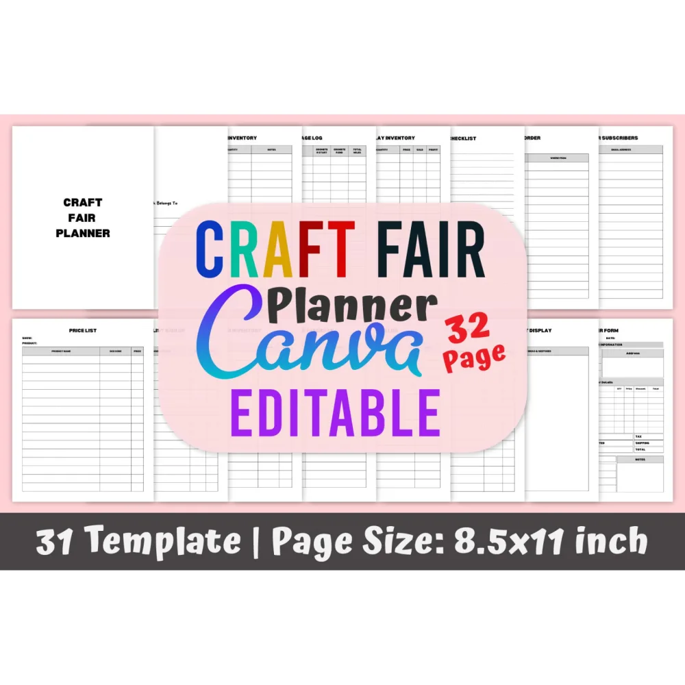 Craft Fair Planner Guide