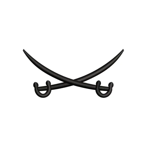 Swords Embroidery Design