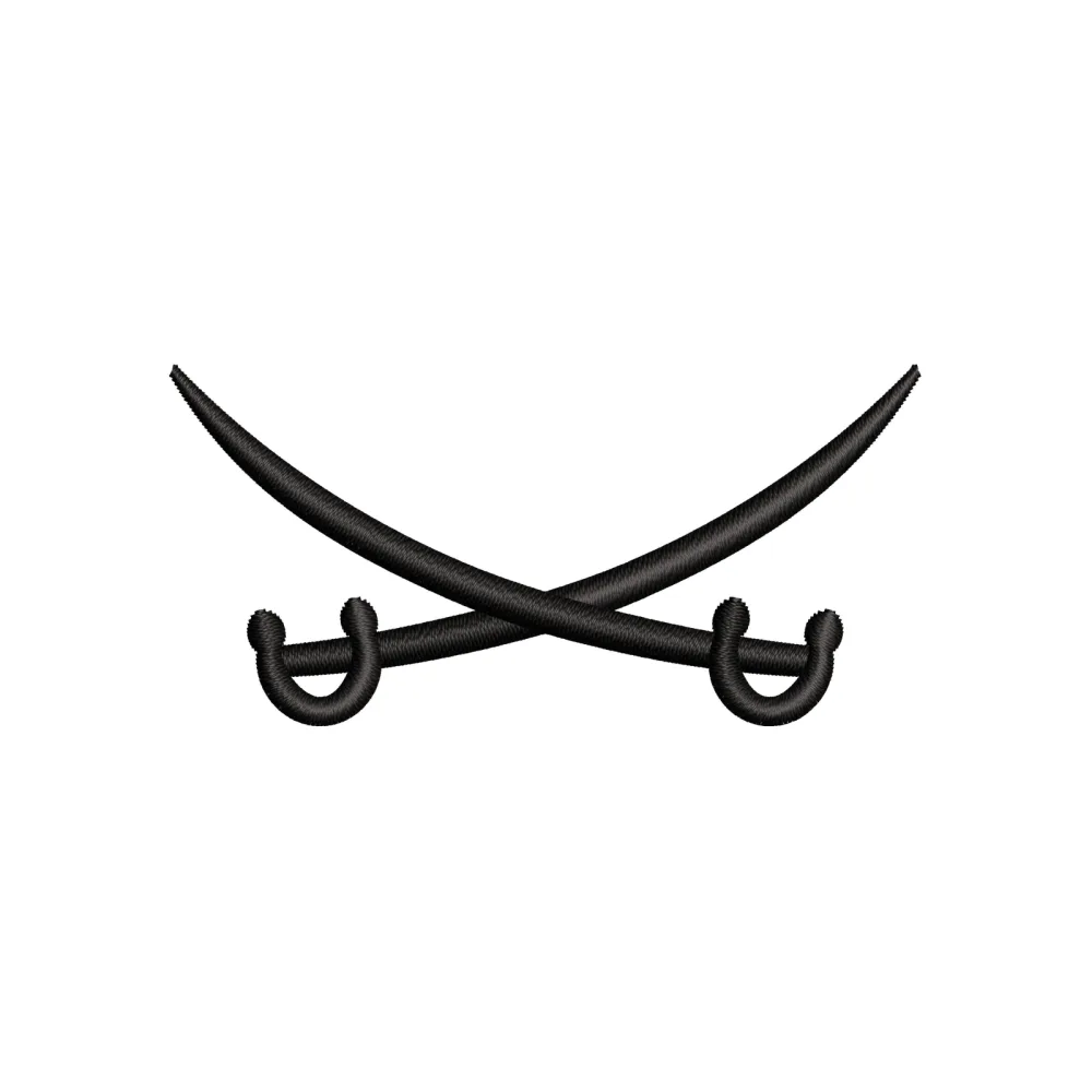 Swords Embroidery Design