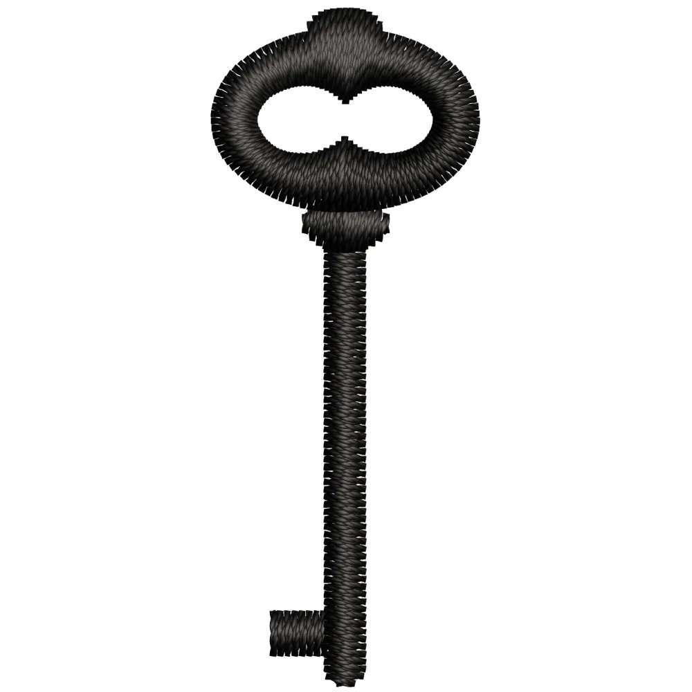 Key Embroidery Design