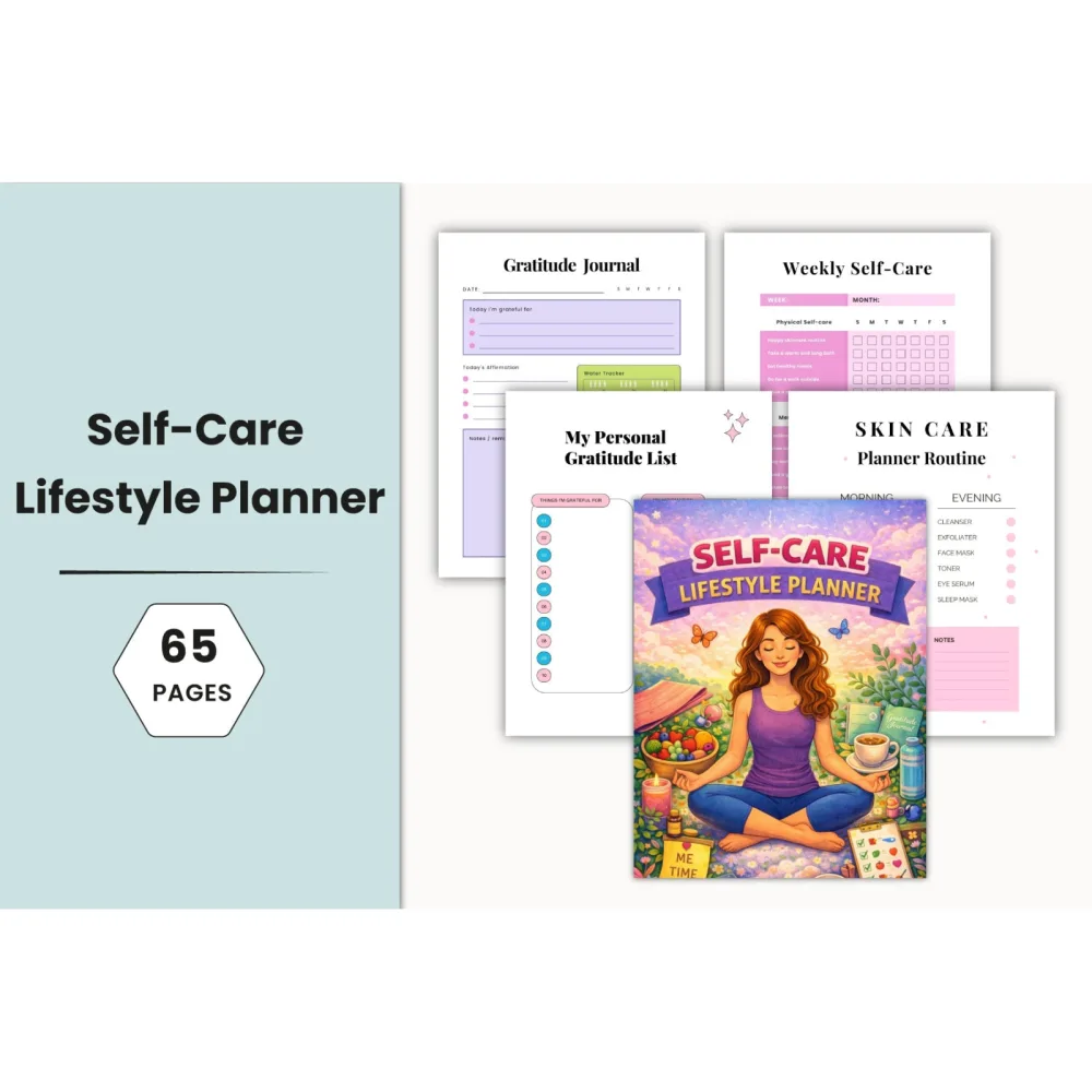 Self Care Lifestyle Planner