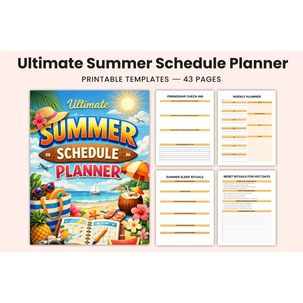 Ultimate Summer Schedule Planner