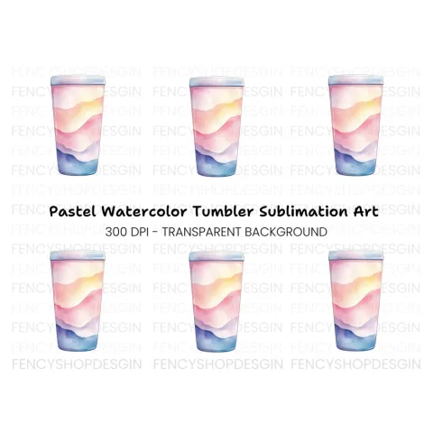 Mountain Layers Tumbler Clipart Bundle