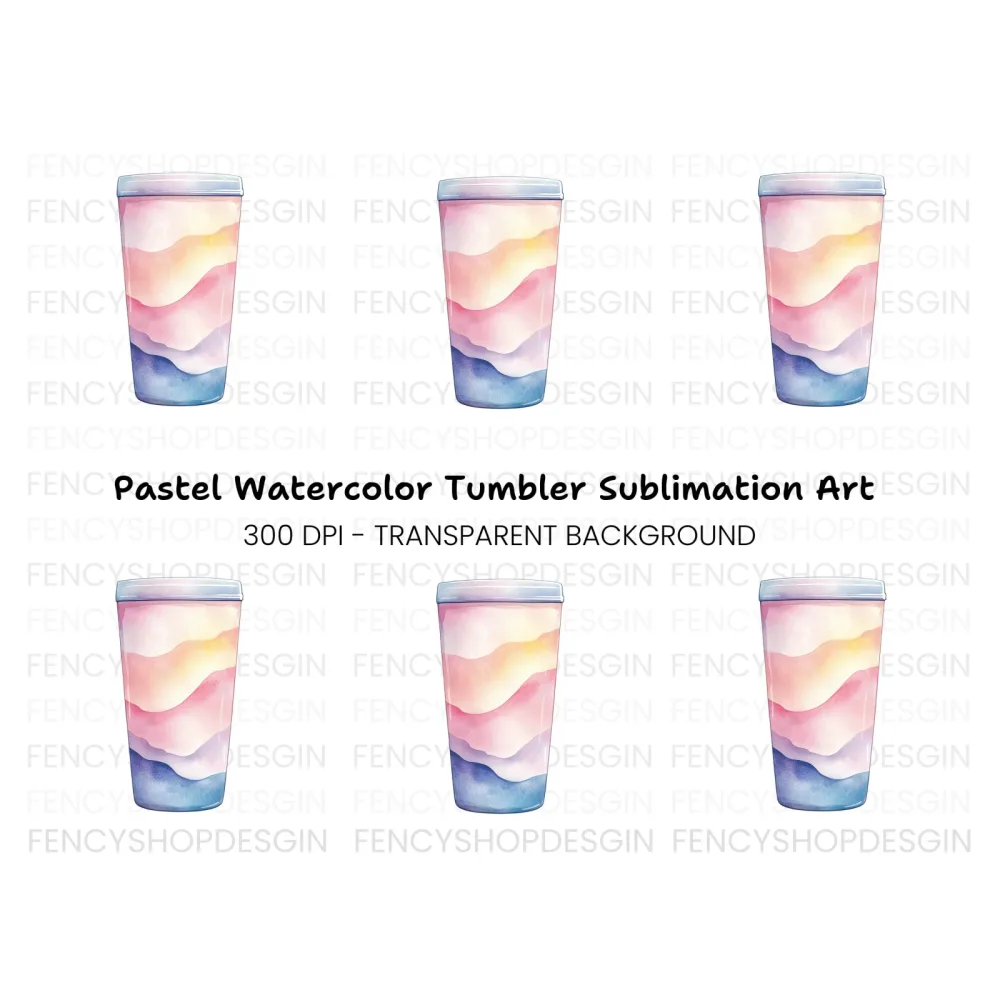 Mountain Layers Tumbler Clipart Bundle