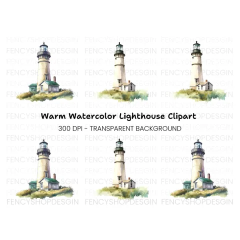 Lighthouse Clipart Bundle