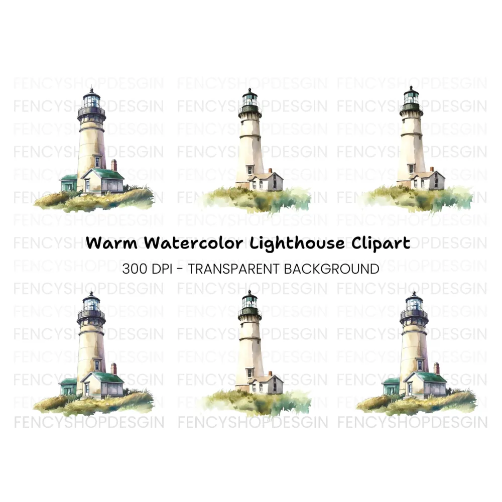 Lighthouse Clipart Bundle