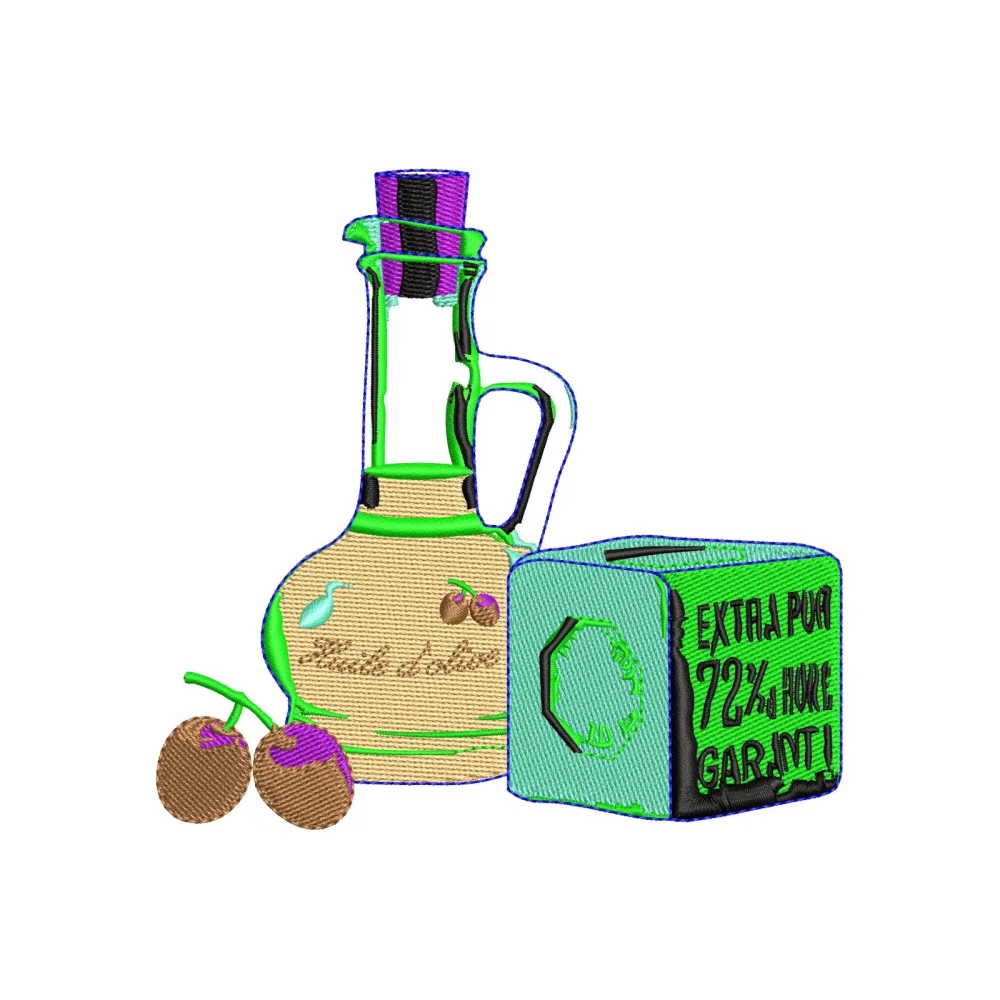 Jar Embroidery Design