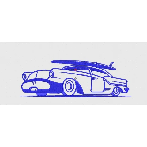 Car Embroidery Design