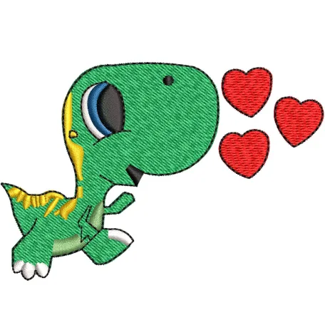 Dinosaur Embroidery Design