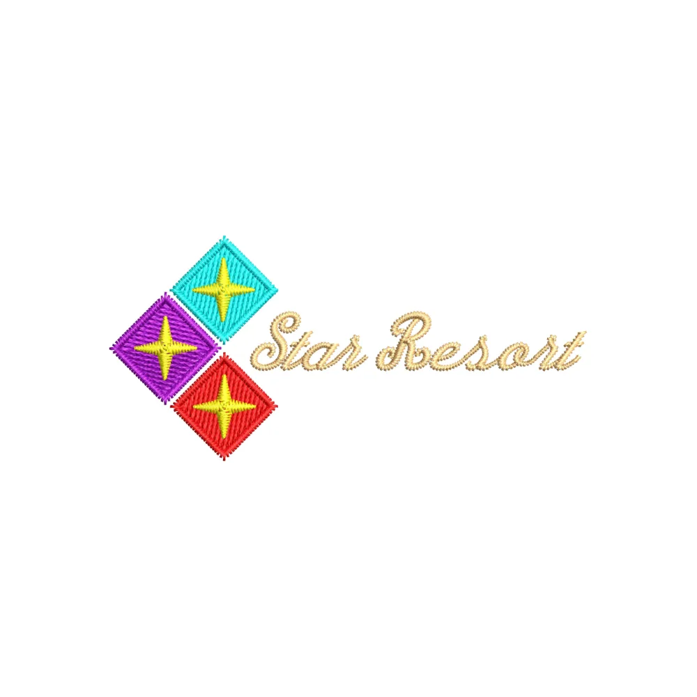 Starresort Embroidery Design