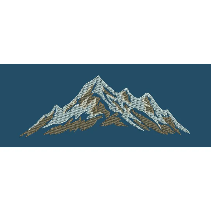 Mountains Embroidery Design