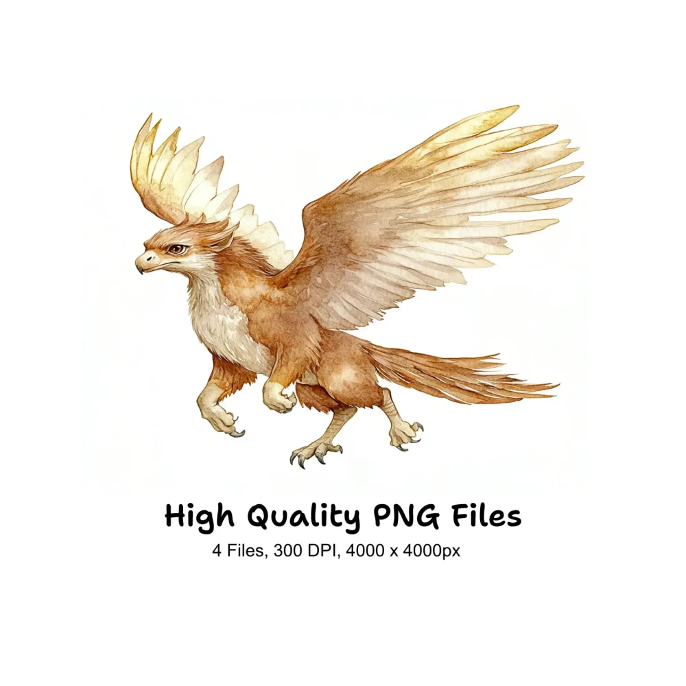 Majestic Griffin Clipart Bundle